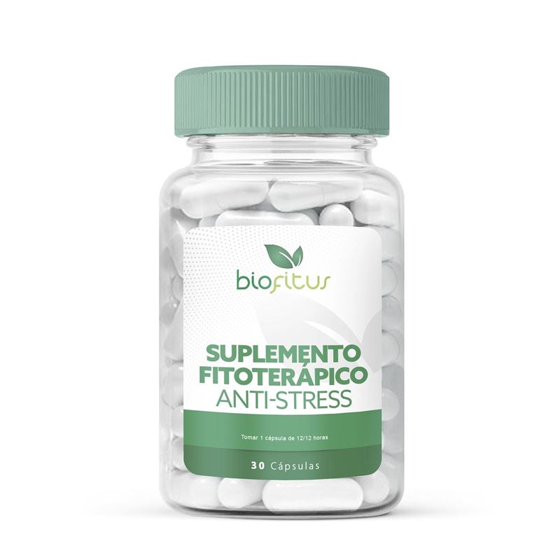 Suplemento Fitoterápico Anti-stress em Cápsulas (Melissa 500mg,  Camomila 100mg)