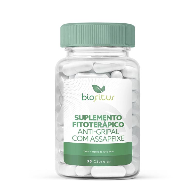 Suplemento Fitoterápico Anti-gripal em Cápsulas (Assa-peixe 250mg, Echinacea 50mg)