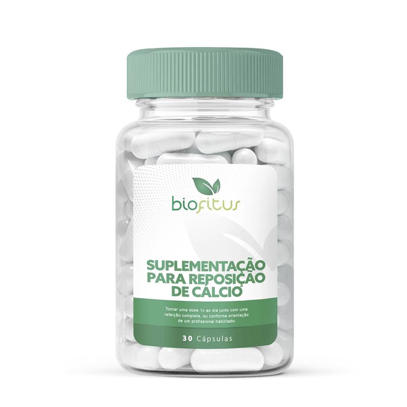 Suplementação para Reposição de Cálcio em Cápsulas (Cálcio composto 400mg.)