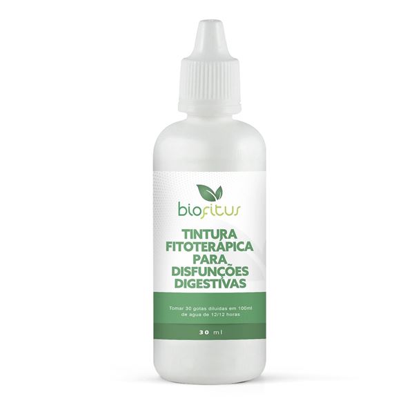 Tintura Fitoterápica para Disfunções Digestivas (Tintura de Baccharis 50% e Tintura de Maytenus 50%) 60 ml