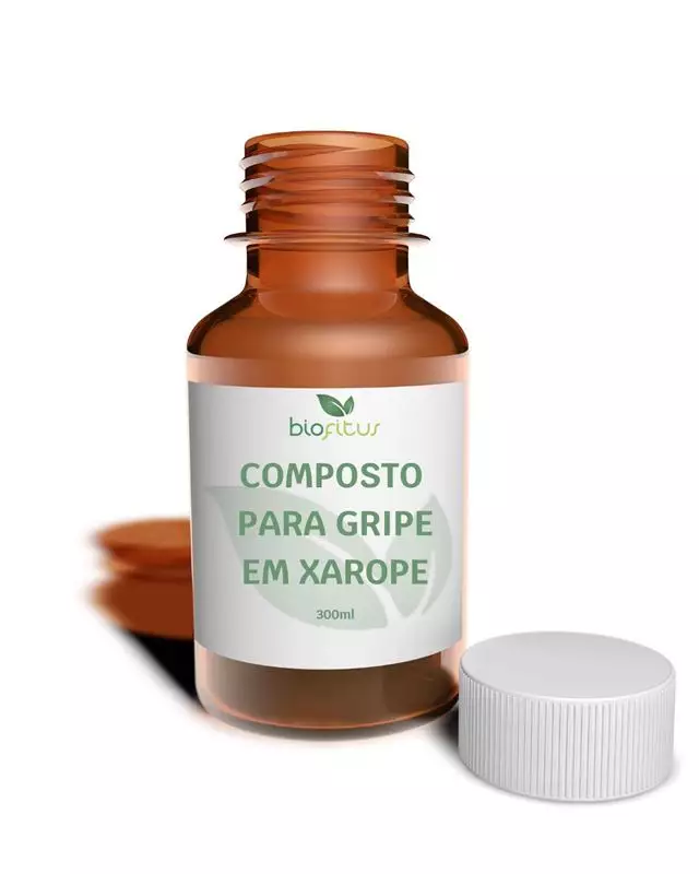 Composto para gripe em Xarope Adulto