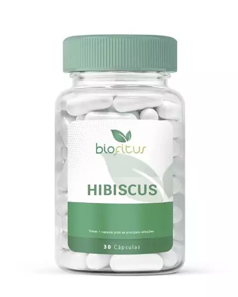 Chá de hibisco em cápsulas (Hibiscus 300mg)