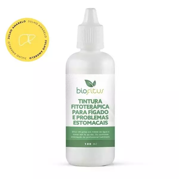 Tintura Fitoterápica para Fígado e Problemas Estomacais 60 ml