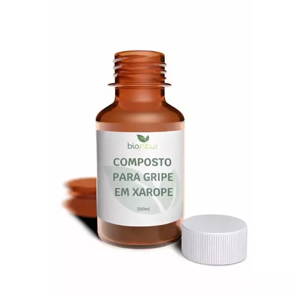 Composto para gripe em Xarope Adulto