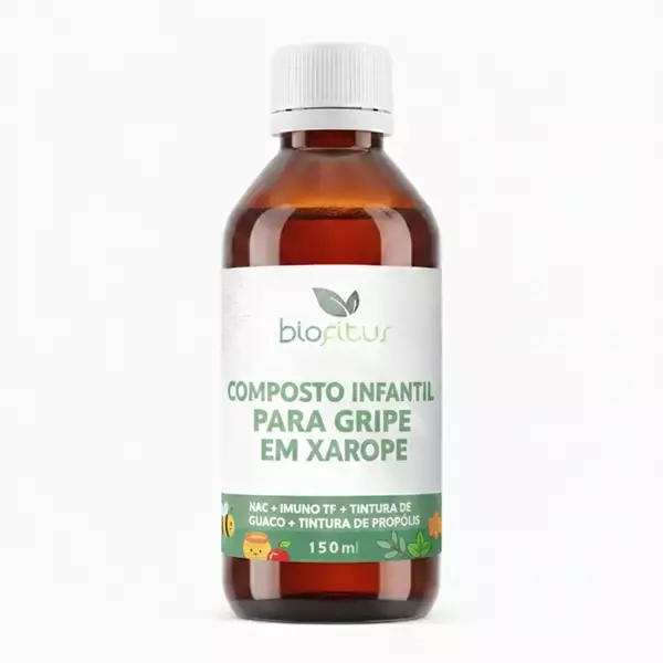 Composto para gripe em Xarope Infantil